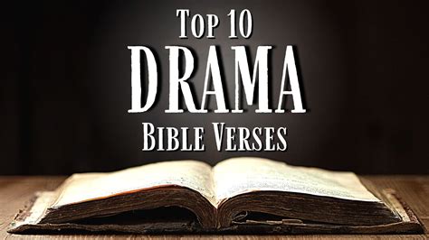 what does the bible say about drama